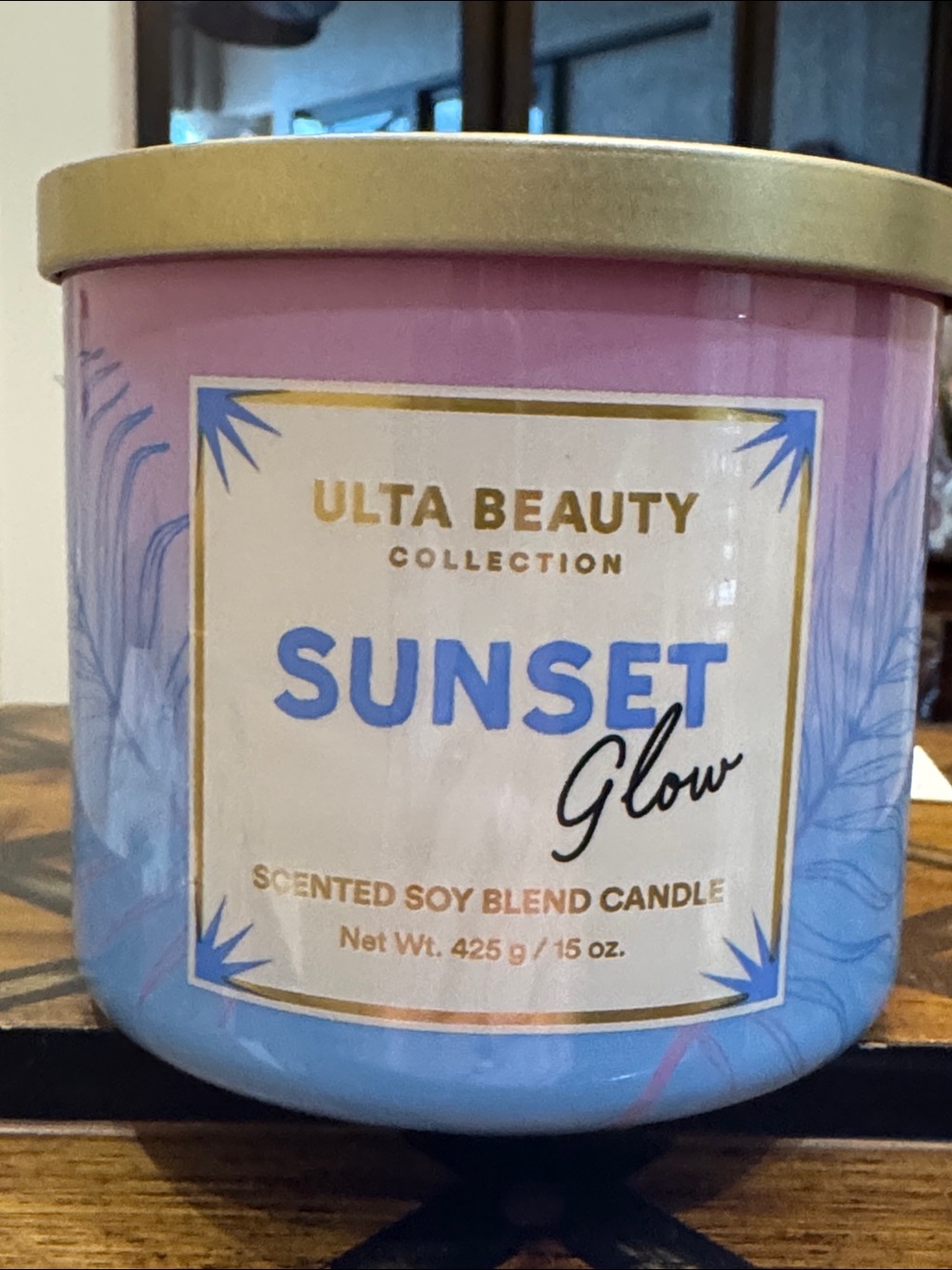 Ulta Beauty Sunset Glow Scented Soy Blend Candle